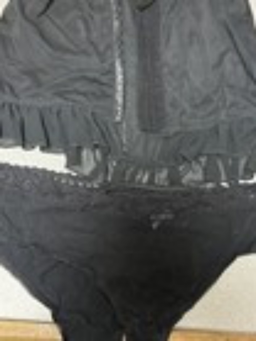Torrid 2X Bustier, panties and thigh high stockings